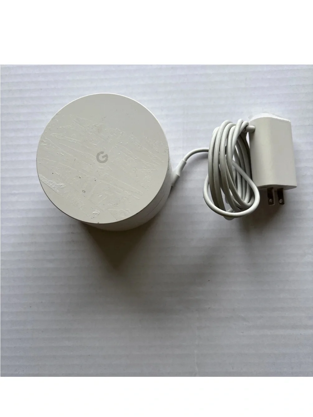 Google Nest WiFi Router and Power Adapter - White